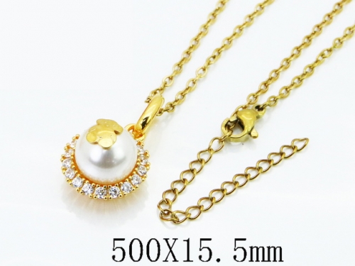 HY Wholesale Stainless Steel 316L Jewelry Popular Necklaces-HY90N0371HNC