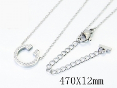 HY Wholesale Stainless Steel 316L Jewelry Popular Necklaces-HY04N0179HID