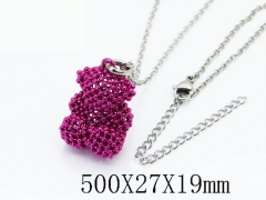 HY Wholesale Stainless Steel 316L Jewelry Popular Necklaces-HY90N0360HNR
