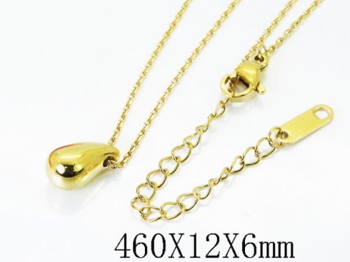 HY Wholesale Stainless Steel 316L Jewelry Popular Necklaces-HY04N0256OZ