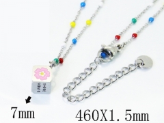 HY Wholesale Stainless Steel 316L Jewelry Popular Necklaces-HY04N0181HAA