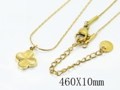 HY Wholesale Stainless Steel 316L Jewelry Popular Necklaces-HY04N0144OB