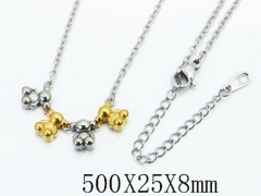 HY Wholesale Stainless Steel 316L Jewelry Popular Necklaces-HY90N0342HJY