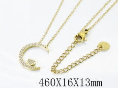 HY Wholesale Stainless Steel 316L Jewelry Popular Necklaces-HY04N0264HID