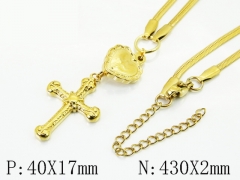 HY Wholesale Stainless Steel 316L Jewelry Popular Necklaces-HY92N0251H2V