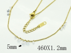 HY Wholesale Stainless Steel 316L Jewelry Popular Necklaces-HY04N0137HIT