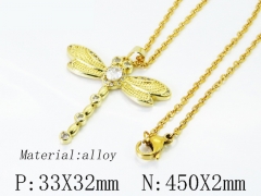 HY Wholesale Stainless Steel 316L Jewelry Popular Necklaces-HY02N0113ANL