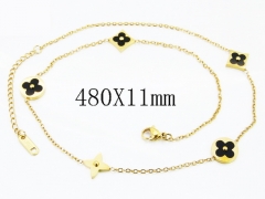 HY Wholesale Stainless Steel 316L Jewelry Popular Necklaces-HY09N1641HJV