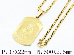 HY Wholesale Stainless Steel 316L Jewelry Popular Necklaces-HY09N1636FNL