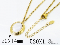 HY Wholesale Stainless Steel 316L Jewelry Popular Necklaces-HY04N0225HJC