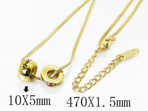 HY Wholesale Stainless Steel 316L Jewelry Popular Necklaces-HY04N0255ISS
