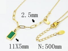 HY Wholesale Stainless Steel 316L Jewelry Popular Necklaces-HY04N0238HHZ