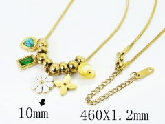 HY Wholesale Stainless Steel 316L Jewelry Popular Necklaces-HY32N1066HIR