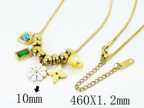 HY Wholesale Stainless Steel 316L Jewelry Popular Necklaces-HY32N1066HIR