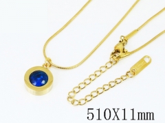 HY Wholesale Stainless Steel 316L Jewelry Popular Necklaces-HY59N0156DML