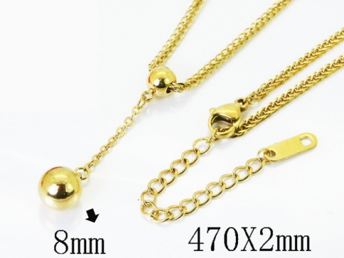 HY Wholesale Stainless Steel 316L Jewelry Popular Necklaces-HY04N0229HHF