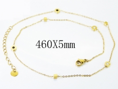 HY Wholesale Stainless Steel 316L Jewelry Popular Necklaces-HY04N0272HKD