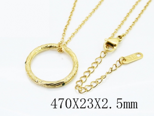 HY Wholesale Stainless Steel 316L Jewelry Popular Necklaces-HY80N1104DML