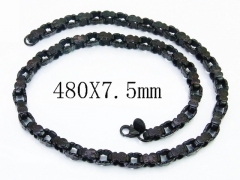 HY Wholesale Stainless Steel 316L Jewelry Popular Necklaces-HY90N0295LOB