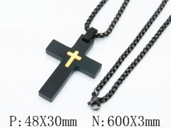 HY Wholesale Stainless Steel 316L Jewelry Popular Necklaces-HY28N0137HJB