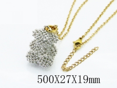 HY Wholesale Stainless Steel 316L Jewelry Popular Necklaces-HY90N0361HOF