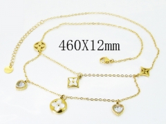HY Wholesale Stainless Steel 316L Jewelry Popular Necklaces-HY32N1060HIA