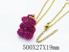 HY Wholesale Stainless Steel 316L Jewelry Popular Necklaces-HY90N0369HOS