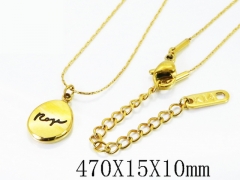 HY Wholesale Stainless Steel 316L Jewelry Popular Necklaces-HY04N0236HID