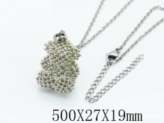 HY Wholesale Stainless Steel 316L Jewelry Popular Necklaces-HY90N0352HNB