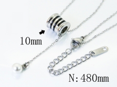 HY Wholesale Stainless Steel 316L Jewelry Popular Necklaces-HY04N0186PC