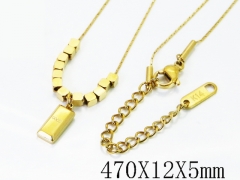 HY Wholesale Stainless Steel 316L Jewelry Popular Necklaces-HY04N0231PU