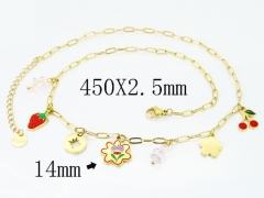 HY Wholesale Stainless Steel 316L Jewelry Popular Necklaces-HY32N1058HJS