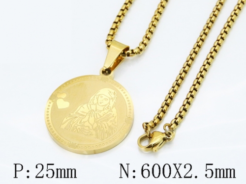 HY Wholesale Stainless Steel 316L Jewelry Popular Necklaces-HY09N1631SNL