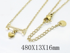 HY Wholesale Stainless Steel 316L Jewelry Popular Necklaces-HY04N0253HIF