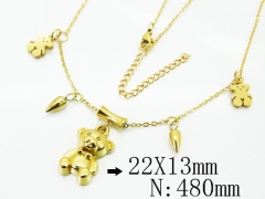 HY Wholesale Stainless Steel 316L Jewelry Popular Necklaces-HY92N0249H2A