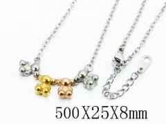 HY Wholesale Stainless Steel 316L Jewelry Popular Necklaces-HY90N0343HJR