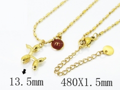 HY Wholesale Stainless Steel 316L Jewelry Popular Necklaces-HY04N0183HHE