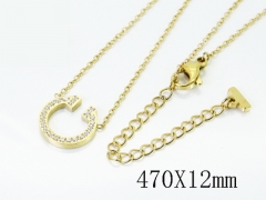 HY Wholesale Stainless Steel 316L Jewelry Popular Necklaces-HY04N0180HJD
