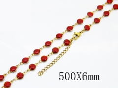 HY Wholesale Stainless Steel 316L Jewelry Popular Necklaces-HY39N0865OU