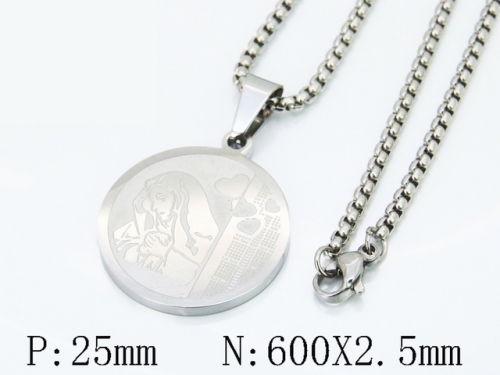 HY Wholesale Stainless Steel 316L Jewelry Popular Necklaces-HY09N1622LF