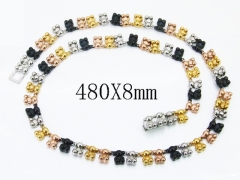 HY Wholesale Stainless Steel 316L Jewelry Popular Necklaces-HY90N0305LLZ