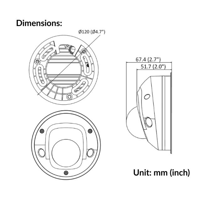 2MP Outdoor WDR Fixed Mini Dome Network Camera | DS-2CD2523G2-IS