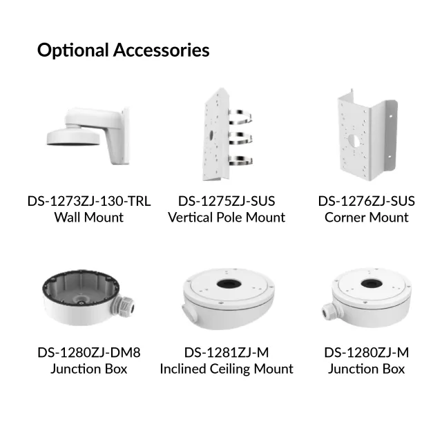 4MP Super Wide Angle Fixed Turret Network Camera | DS-2CD2345G0P-I