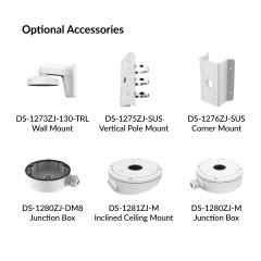 4MP Super Wide Angle Fixed Turret Network Camera | DS-2CD2345G0P-I