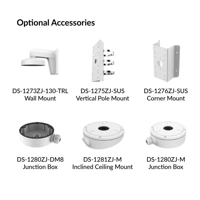 4MP Super Wide Angle Fixed Turret Network Camera | DS-2CD2345G0P-I
