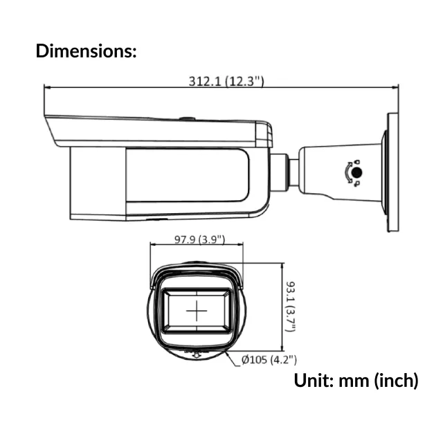 4MP WDR Motorized Varifocal Bullet Network Camera | DS-2CD2643G2-IZS