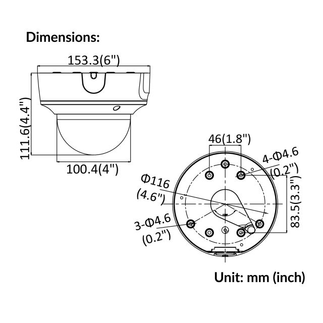 2MP WDR Varifocal Dome Network Camera | DS-2CD2721G0-IZS