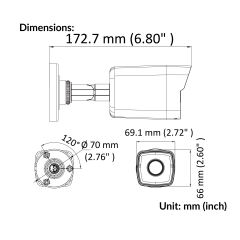 4MP Fixed Bullet Network Camera | DS-2CD1043G0-I