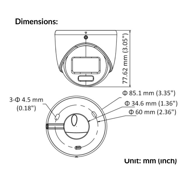 2MP ColorVu Fixed Turret Camera | DS-2CE70DF0T-MF