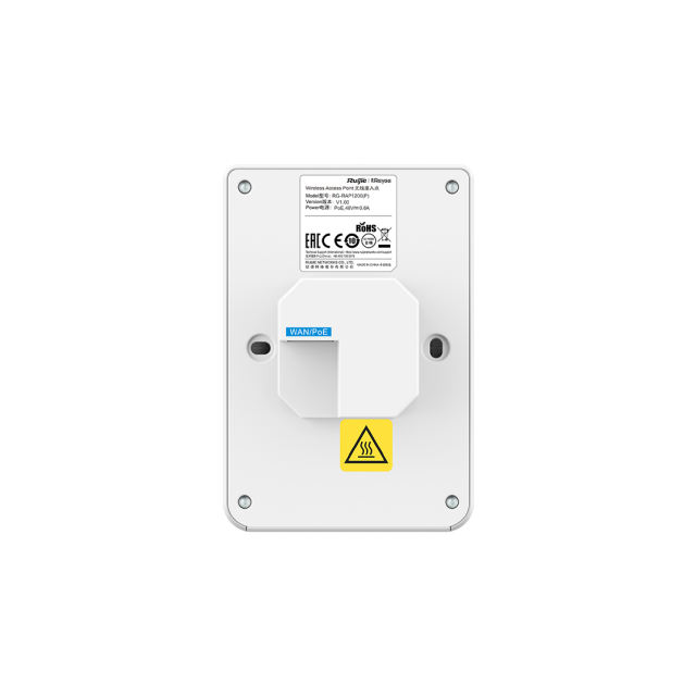 Dual-Band Gigabit Wall Plate Access Point (Ruijie) | RG-RAP1200(P)